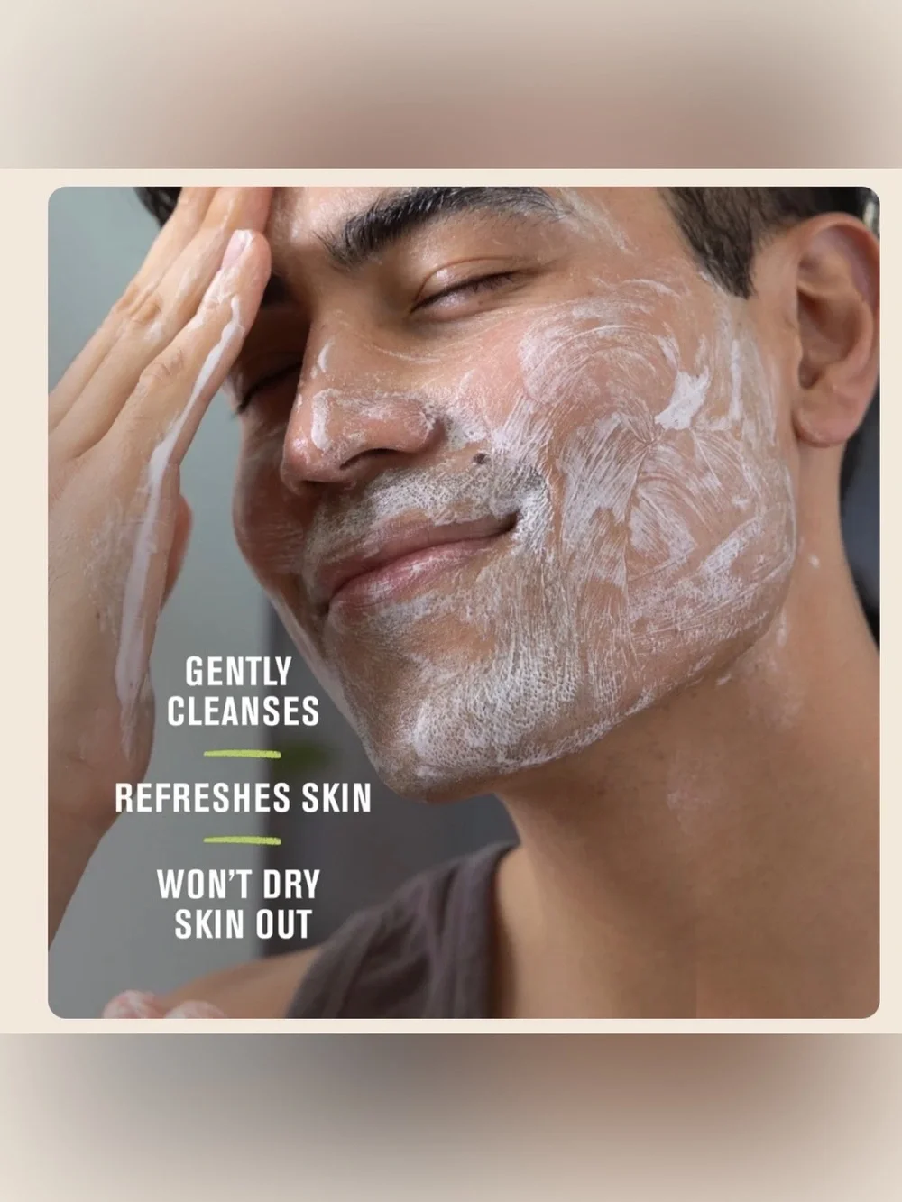 Every Man Jack Daily Face Cleanser For Men Unscented- Size 5 oz.